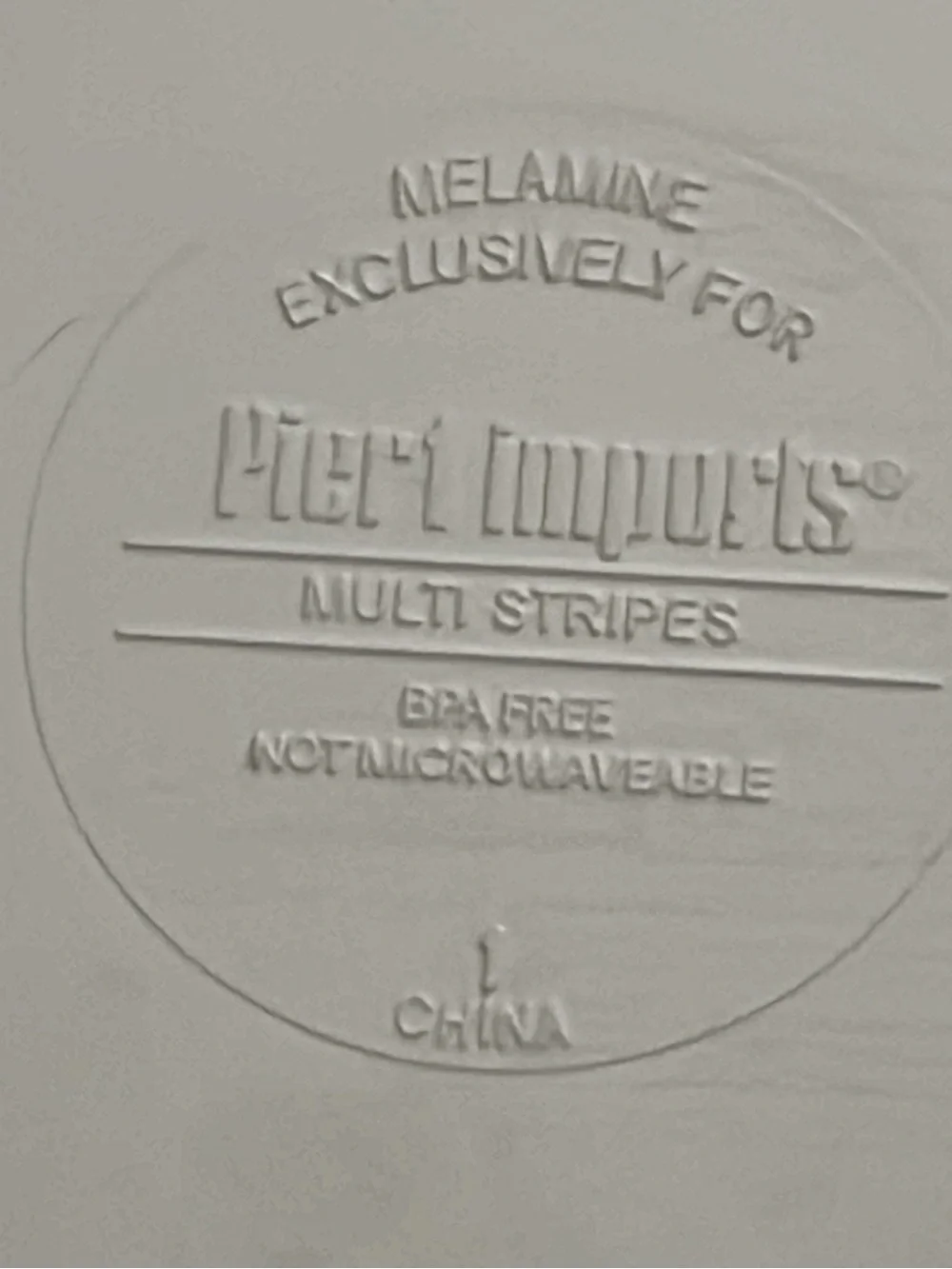 PIER 1 Melamine Serving Tray